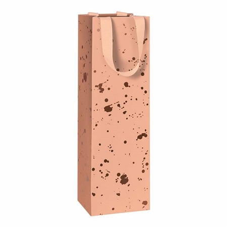 Wine gift bag salmon