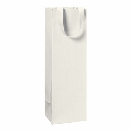 Cream-Colored Wine Gift Bag