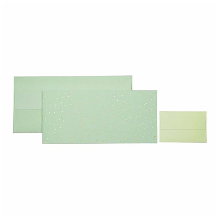 Gift envelope for money green