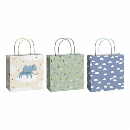 Set of gift bags with different motifs
