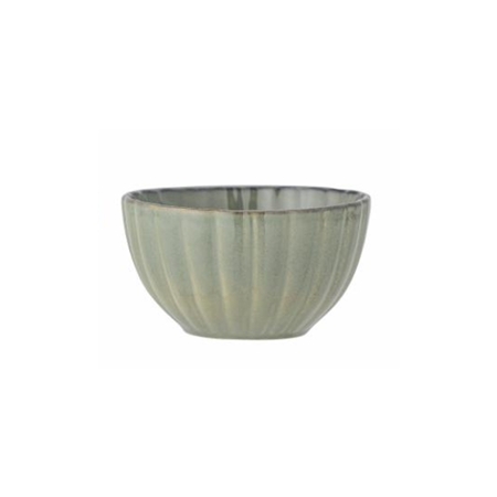 Stoneware green bowl