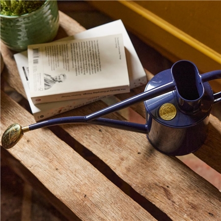 Navy blue flower pot 1l