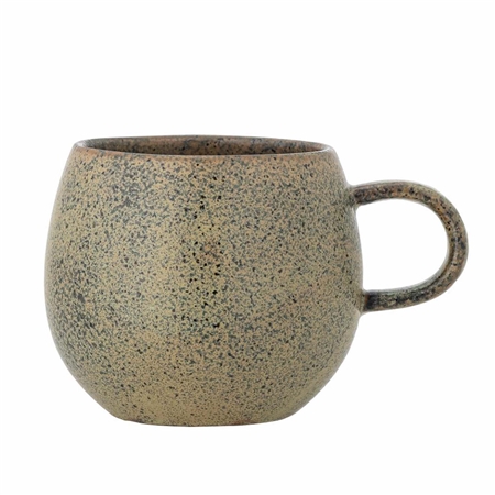 Stoneware mug olive matt