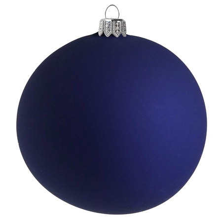 Glass ornament in the colour of the night