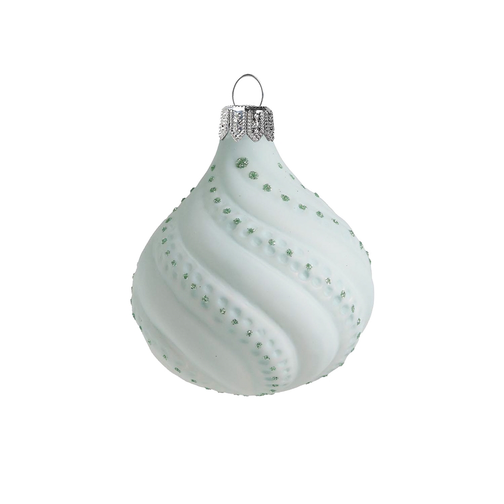 Glass drop pastel green