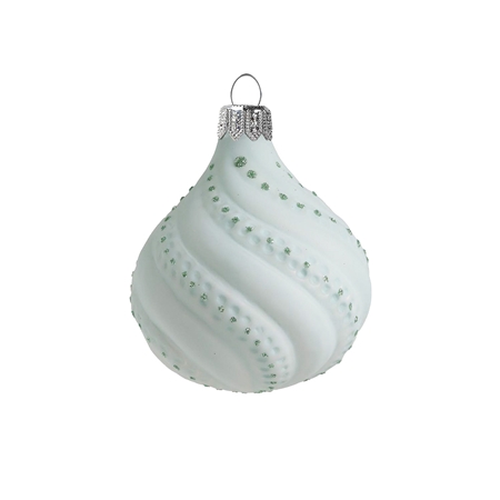Glass drop pastel green