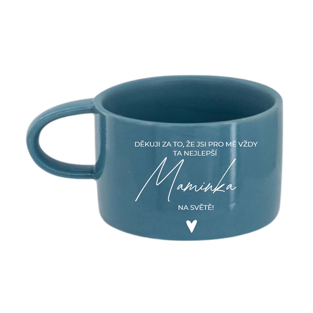 Blue mug "The best mum in the world"