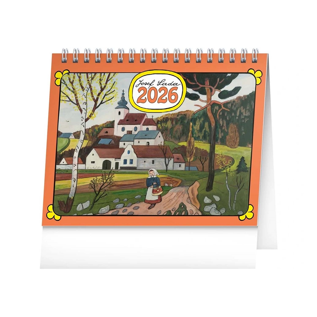 Weekly desk calendar Josef Lada 2026 - small