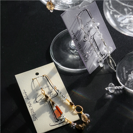 Šperk na skleničku – zlatý varianta II (Design Petra Lorenc x Decor by Glassor)