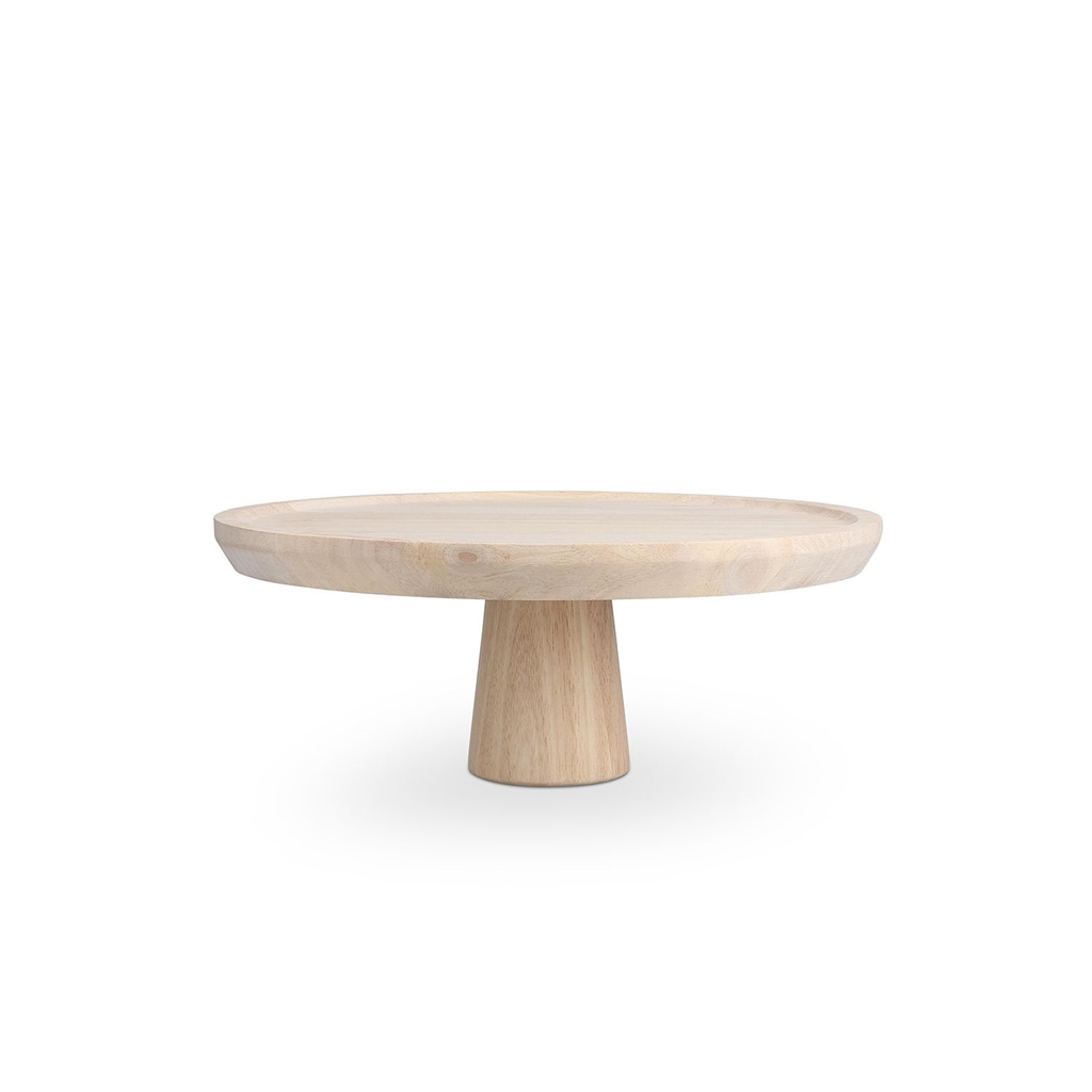 Mango wood cake tray large