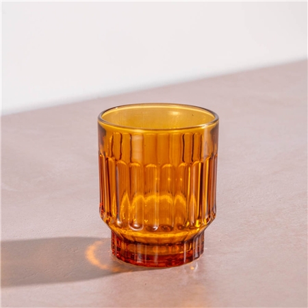 Glass in amber colour 300ml