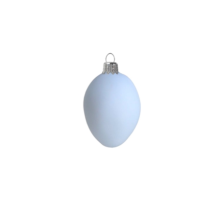 Easter egg in pastel blue