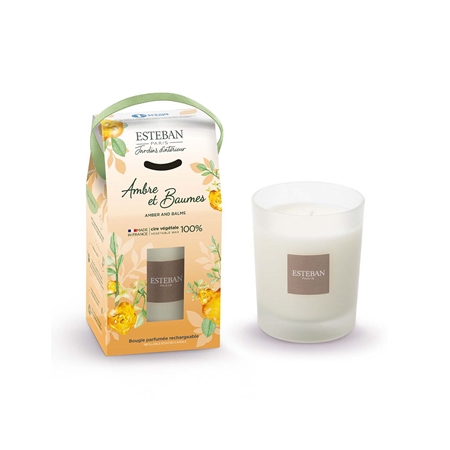 Amber and Balms scented candle