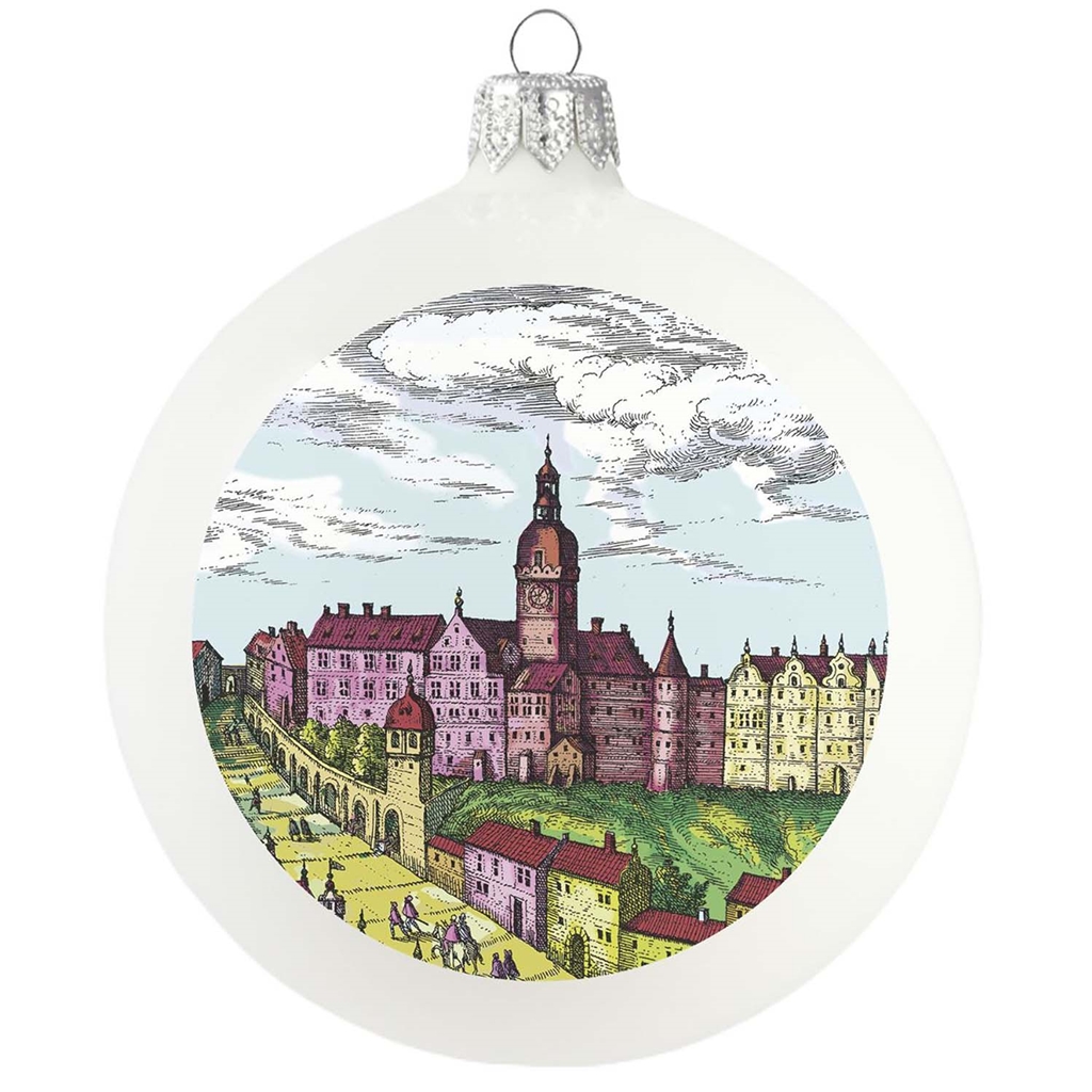 Glass Ornament: Prague – Prague Castle and the Old Town