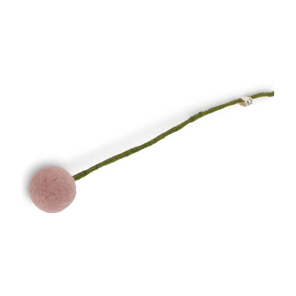 Felt flower powder pink medium