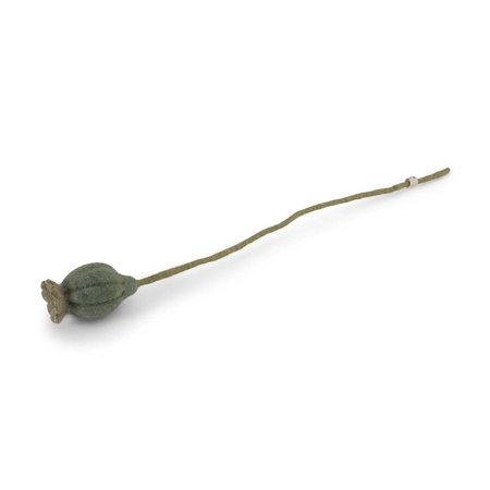 Felt flower poppy stick