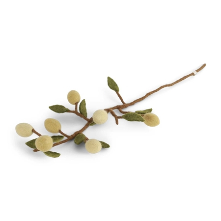 Felt twig lemons
