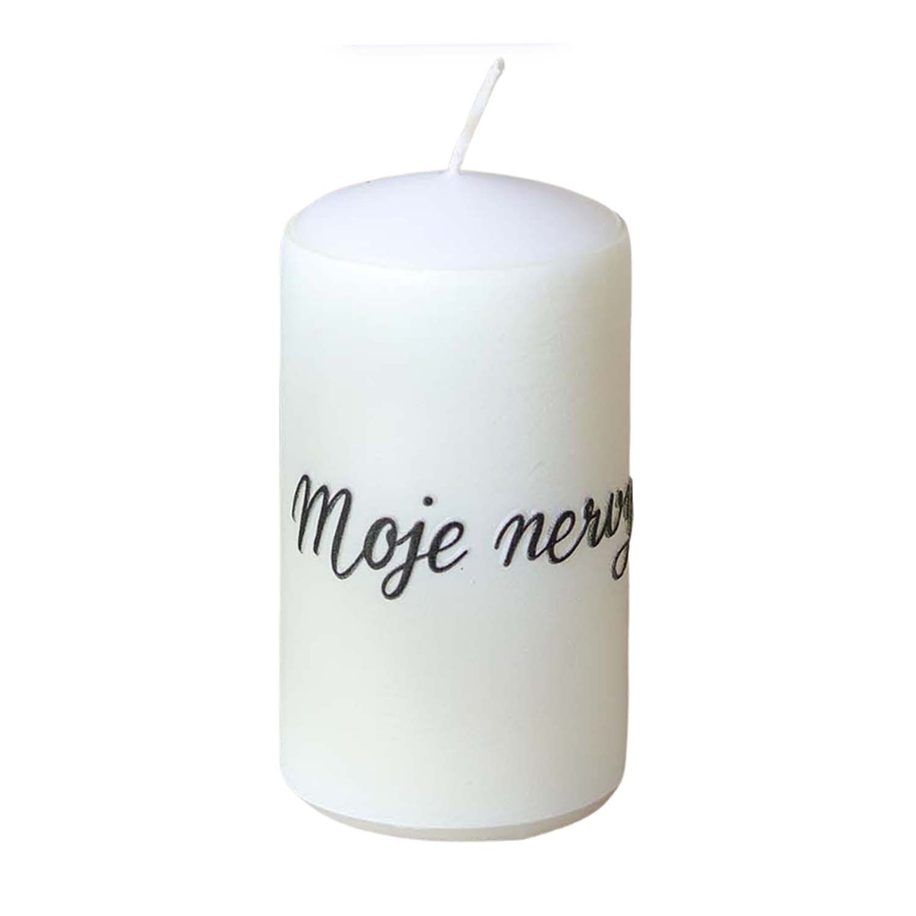 My Nerves – Decorative Candle, 11 cm