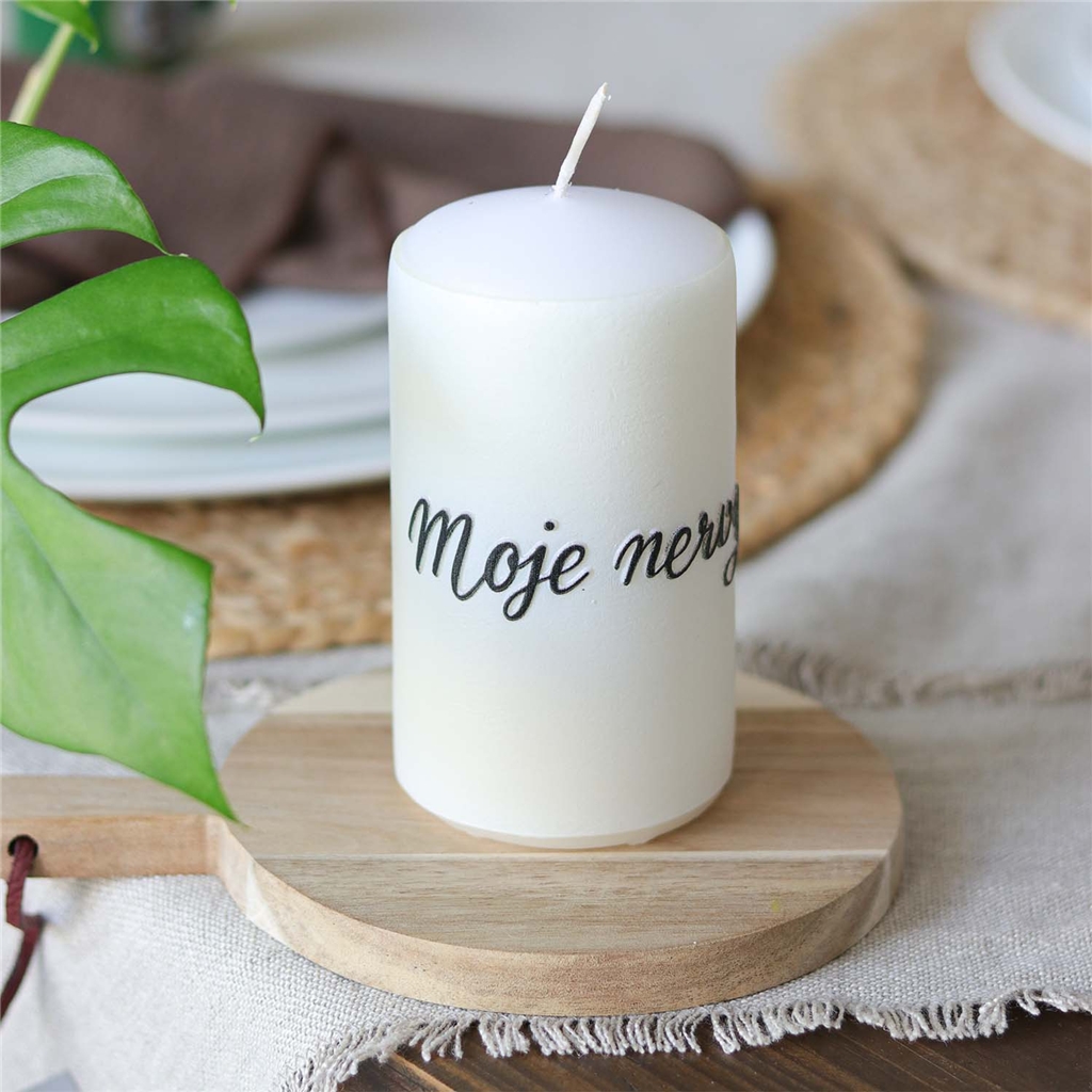 My Nerves – Decorative Candle, 11 cm