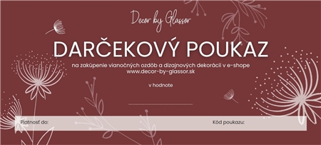 Dárkový poukaz | Vyberte si hodnotu 20-100 €